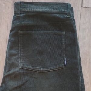 Men's Green Corduroy Jeans
